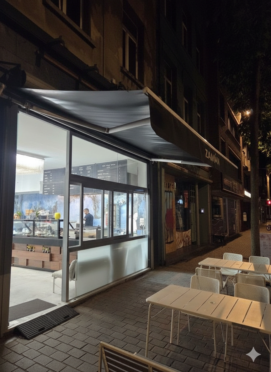 ZAMÂN restaurant buitenkant met modern design